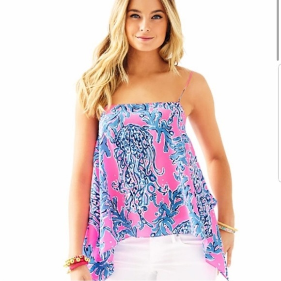 Lily Pulitzer Caught in the Coral Kimi - Picture 3 of 9